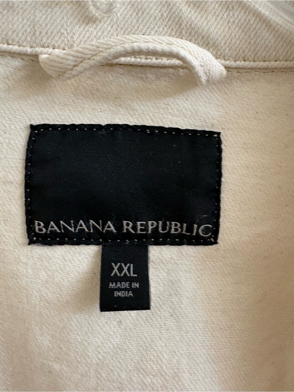 Banana Republic Cream Women’s Denim Jacket - Lovely Details - Picture 2 of 5